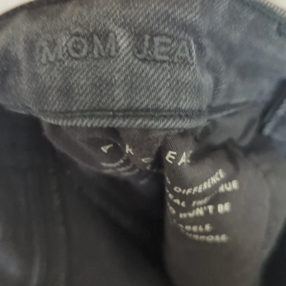 American Eagle Women's Black Stretch Skinny Mom Jeans‎ Size 0